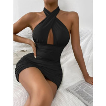 Čierne mini šaty-281462-01