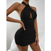 Čierne mini šaty-281462-01