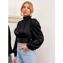 Saténový top s holým chrbtom-294371-03