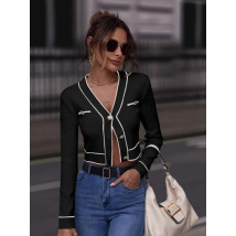 Čierny elegantný sveter-290031-02