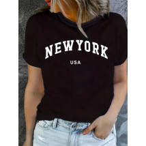 Čierne tričko NEW YORK-307677-02