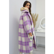 Fialový dlhý kabát-228733-07