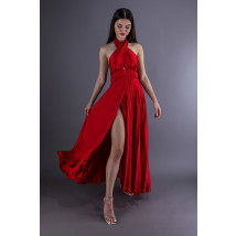 Červené dlhé saténové šaty-267336-07