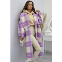 Fialový dlhý kabát-228733-07