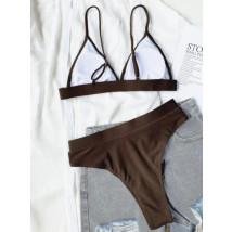 Hnedé dvojdielne plavky-282848-05