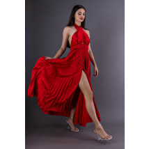 Červené dlhé saténové šaty-267336-07