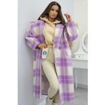 Fialový dlhý kabát-228733-07