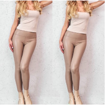 Béžové nezateplené legíny-257808-01