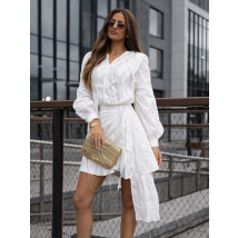 Biele lesklé šaty-317960-03