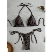 Hnedé dvojdielne plavky-327087-02