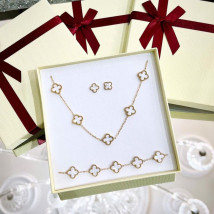 Dámska oceľová súprava s krabičkou Olivia-295608-010