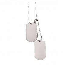 Pánsky oceľový náhrdelník army-254343-02