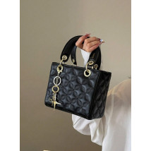 Čierna mini luxusná kabelka-307979-01