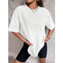 Biele oversize tričko-308519-06