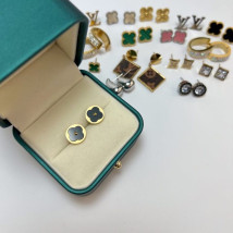 Dámske oceľové náušnice pozlátené-327247-01