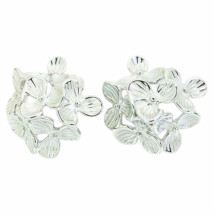 Dámske oceľové náušnice kvety-312033-04