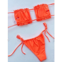 Oranžové dvojdielne plavky-302393-01