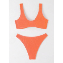 Oranžové dvojdielne plavky-302381-01