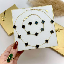 Dámska oceľová súprava s krabičkou Olivia-295609-011