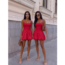 Červené PUFFY šaty-329387-03