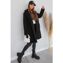 Čierny teddy kabát-276084-08
