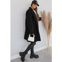 Čierny teddy kabát-276084-08
