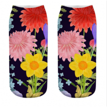 Ponožky Farebné kvety-182192-01