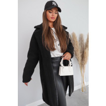 Čierny teddy kabát-276084-08