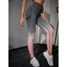 Sivo-oranžové push-up legíny-282269-08