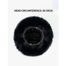 Čierny kožušinový klobúk-296939-04