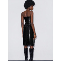 Čierne latexové šaty-296978-03
