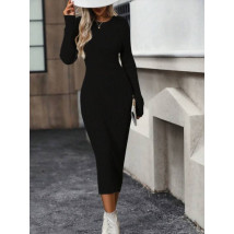Pletené black šaty-297231-01