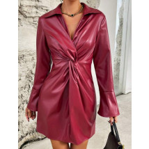 Červené koženkové šaty-296974-01