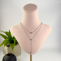 Dámsky náradelník s príveskom dvojitý-322208-04