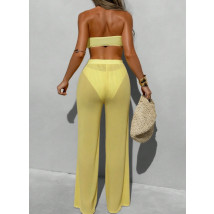 Žltý trojdielny plavkový set-327521-03