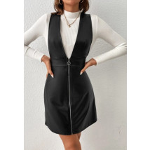 Čierne koženkové šaty-292176-01