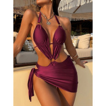 Bordové dvojdielne plavky-326216-01