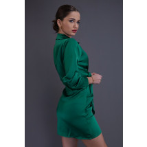 Zelené saténové šaty-259898-09