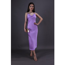 Fialové saténové dlhé šaty-265762-01