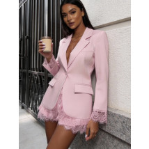 Ružové sako s čipkou-325512-06