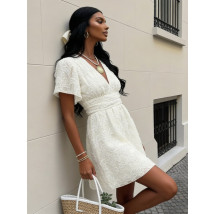 Béžové vzorované šaty-325972-04