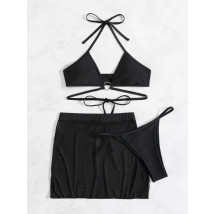 Čierne plavky so sukňou-282819-07