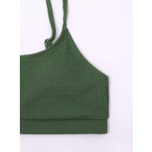 Olivovo-zelené dvojdielne plavky-282961-029