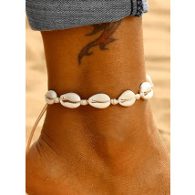 Mušľový náramok na nohu-315864-01