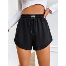 Čierne teplákové kraťasy-288791-01