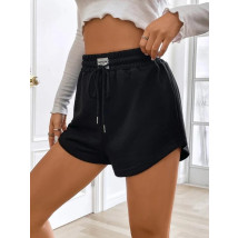 Čierne teplákové kraťasy-288791-01