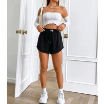 Čierne teplákové kraťasy-288791-01