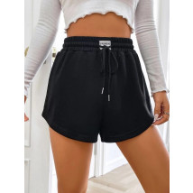 Čierne teplákové kraťasy-288791-01