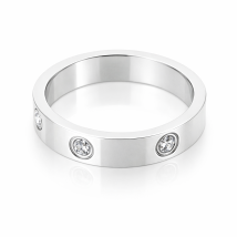 Dámsky oceľový prsteň-286876-08