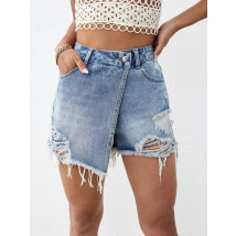 Rifľové potrhané kraťasy-283629-09